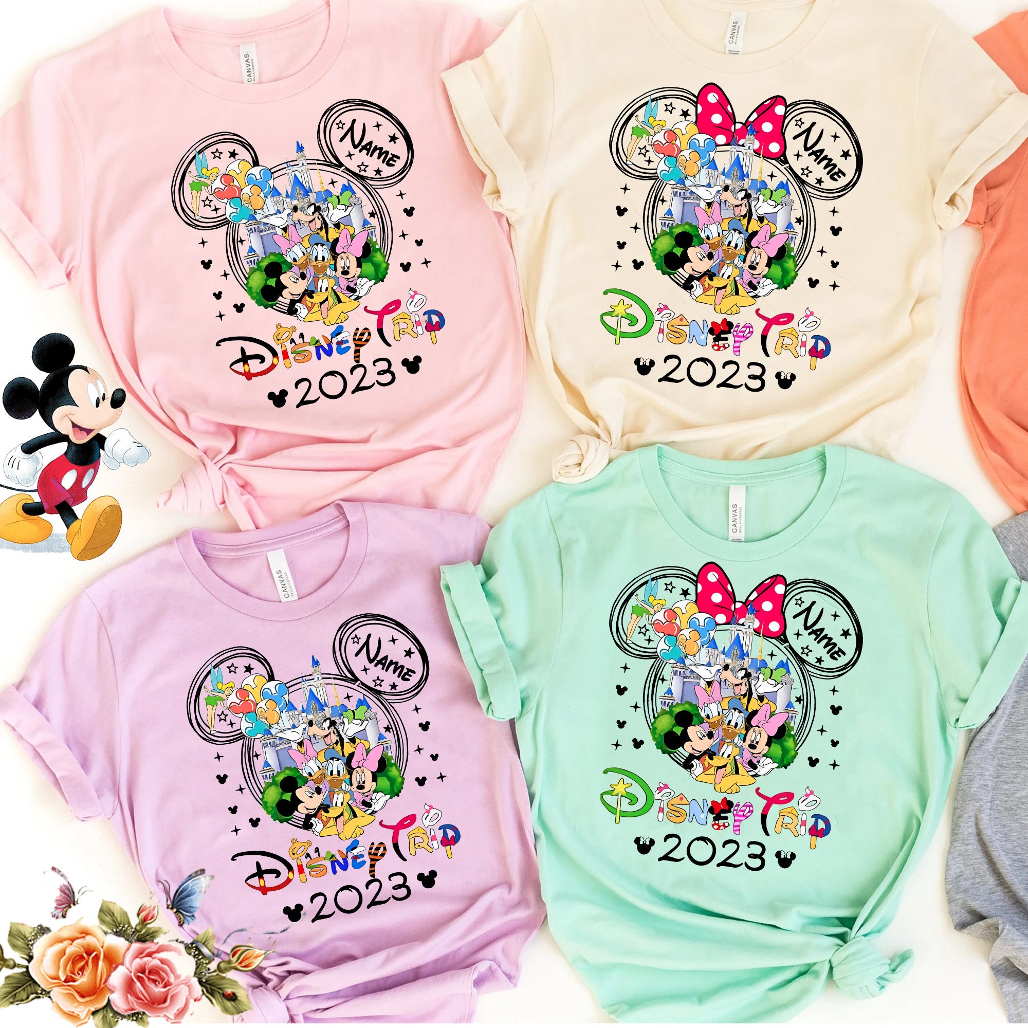 Discover Disney trip 2023 shirt, Disney Family vacation 2023 shirts, Mickey Minnie Disneyworld Disneyland
