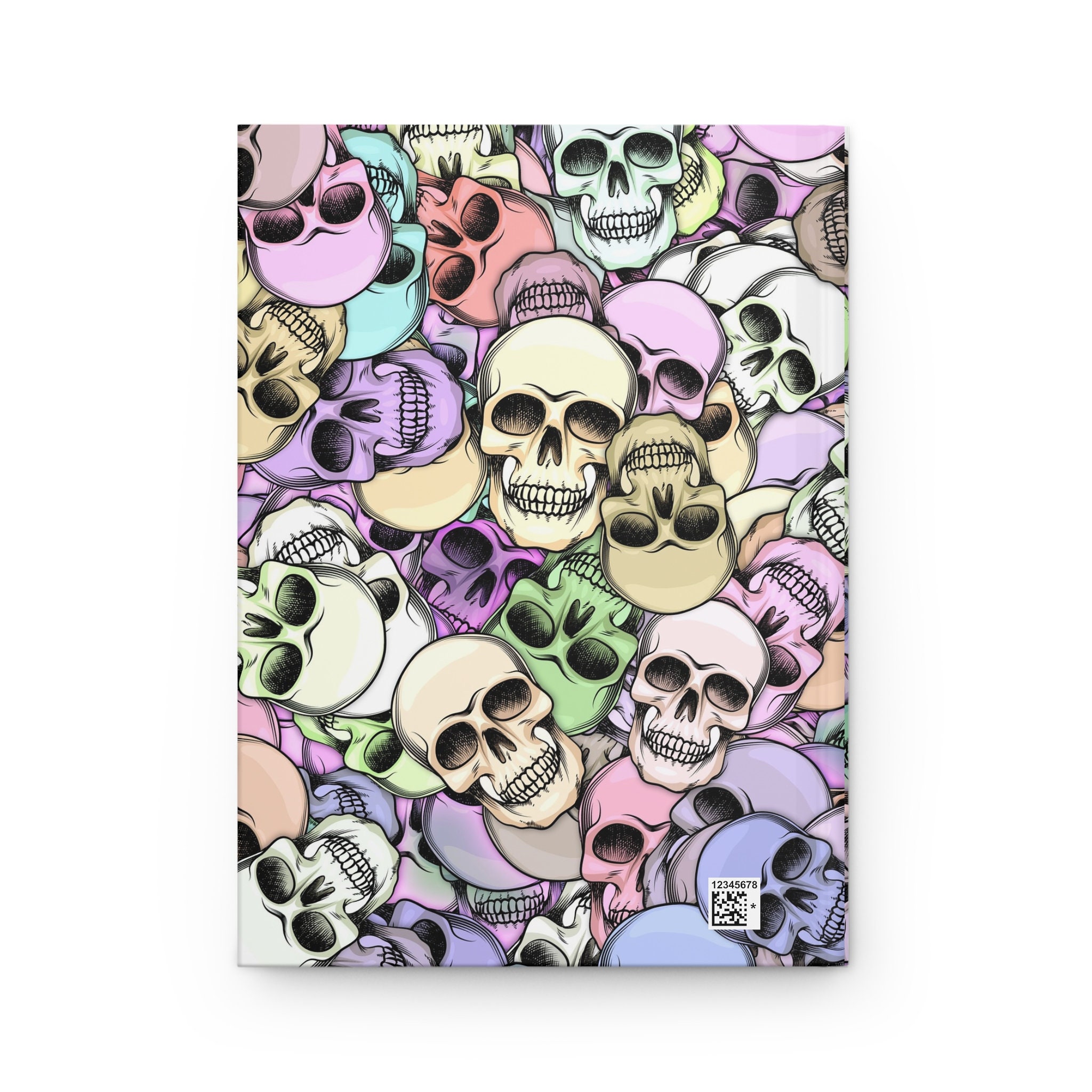 Gothic Journal Writing Journal Skull Composition Notebook Pastel Skull ...