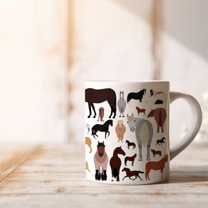 Horse Lovers Mug | Equestrian Mug | Horse Lover Gift | Horse Mug |  Horse Mom Mug | Novelty Horse Mug | Cute Horse Gift | Birthday | Office