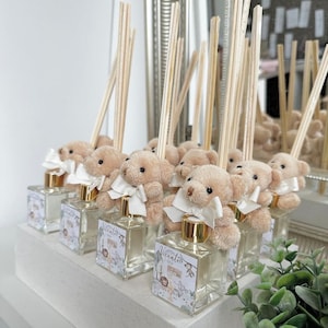Reed Diffusers with elegant baby blue wrapping
