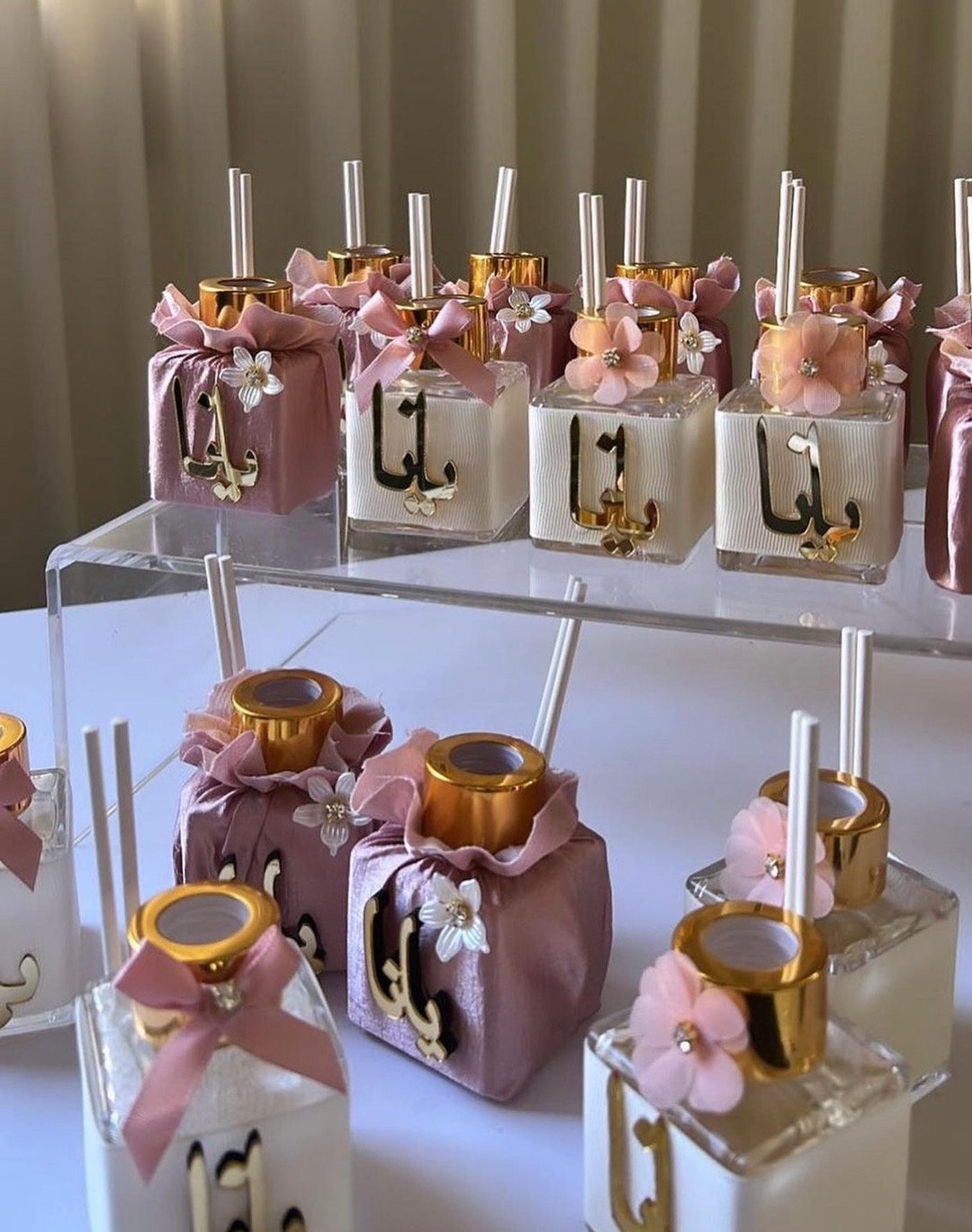 Reed Diffusers With Elegant Wrapping for Braidal Showers, Baby Showers ...