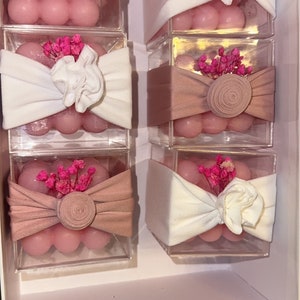 baby girl shower elegant favors