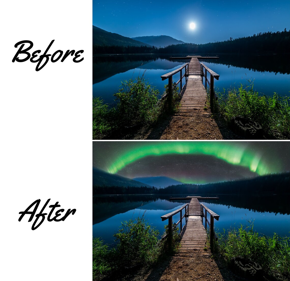 100 Beautiful Night Sky Overlays Starlight Etsy