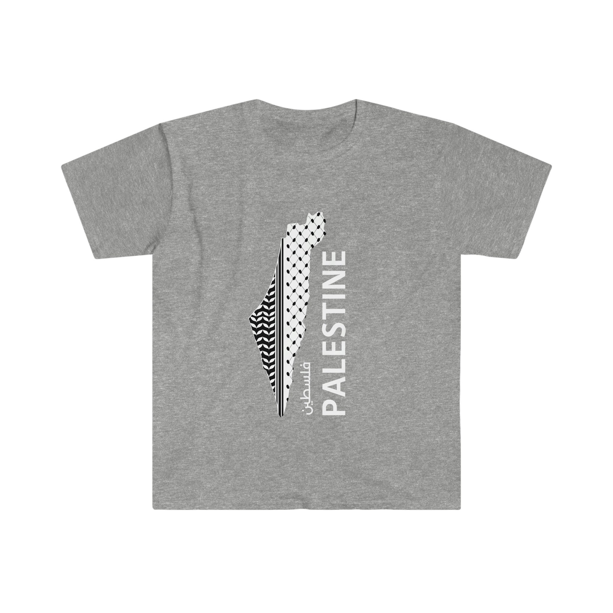 Palestine T-shirt Palestine Map - Etsy