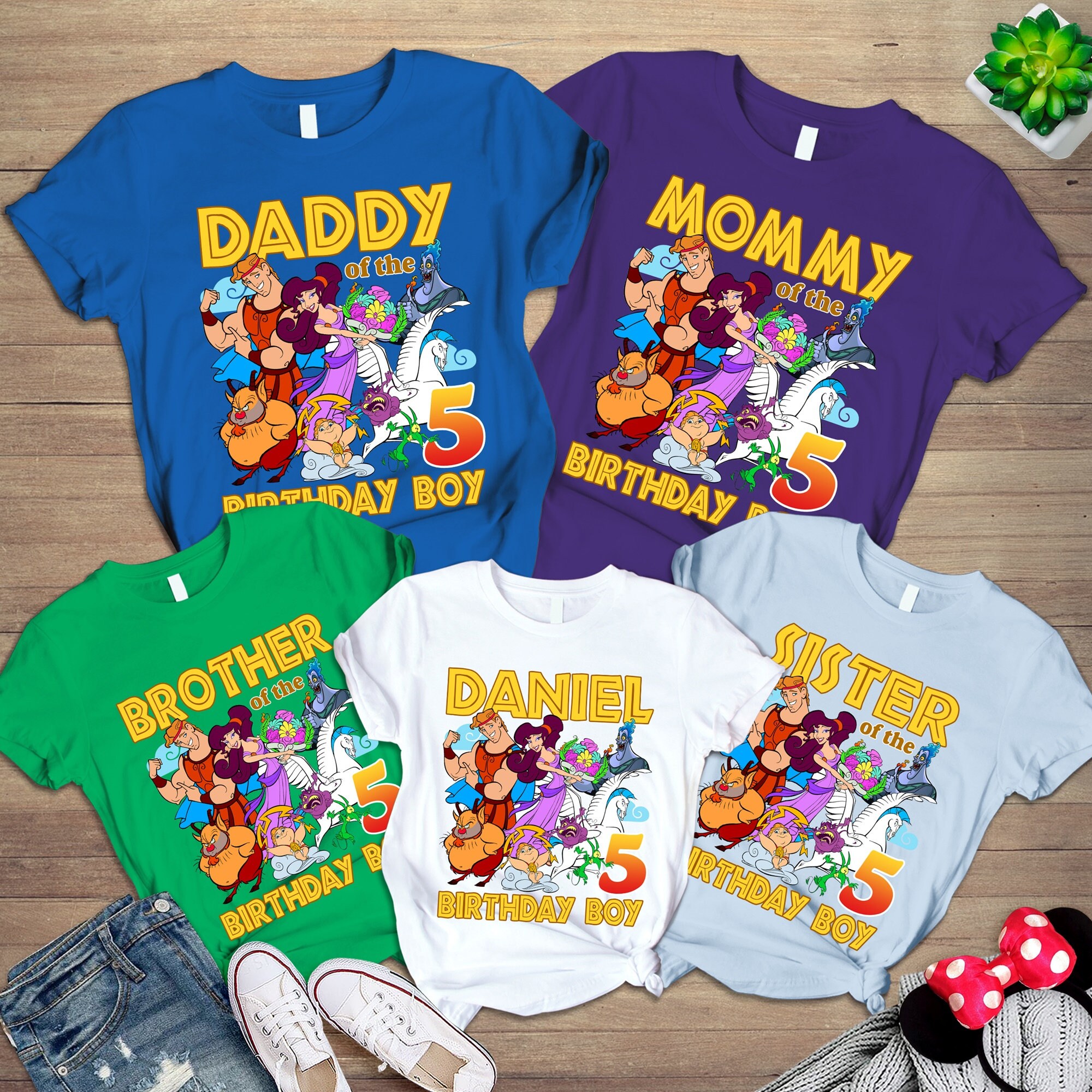 Personalized Name And Age Roblox Birthday Boy Shirt - Jolly Family