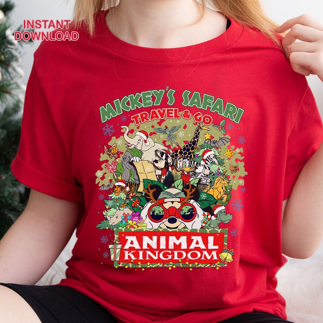 Animal Kingdom Christmas 2023 Png Mickey