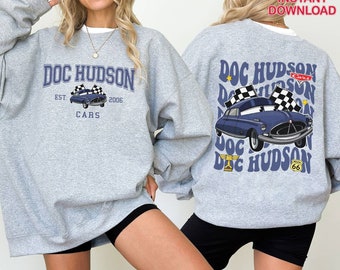 Cars Doc Hudson Mcqueen Png, Cars Birthday Shirt, Custom Cars Family Shirt, Mcqueen Doc Hudson Mater Sally Shirt, WDW Family Matching Tee