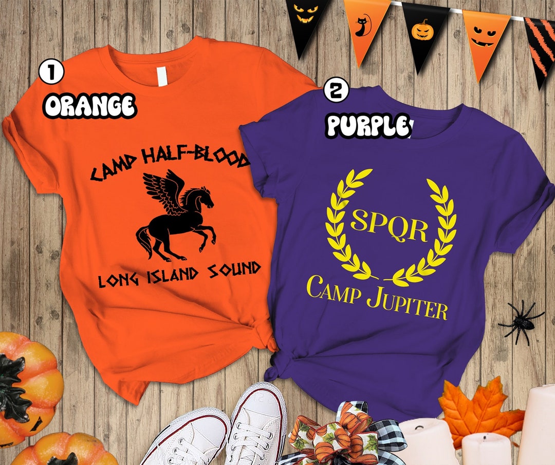 Camp Half Blood Costume Shirt, SPQR Camp Jupiter Shirt, Percy Jackson