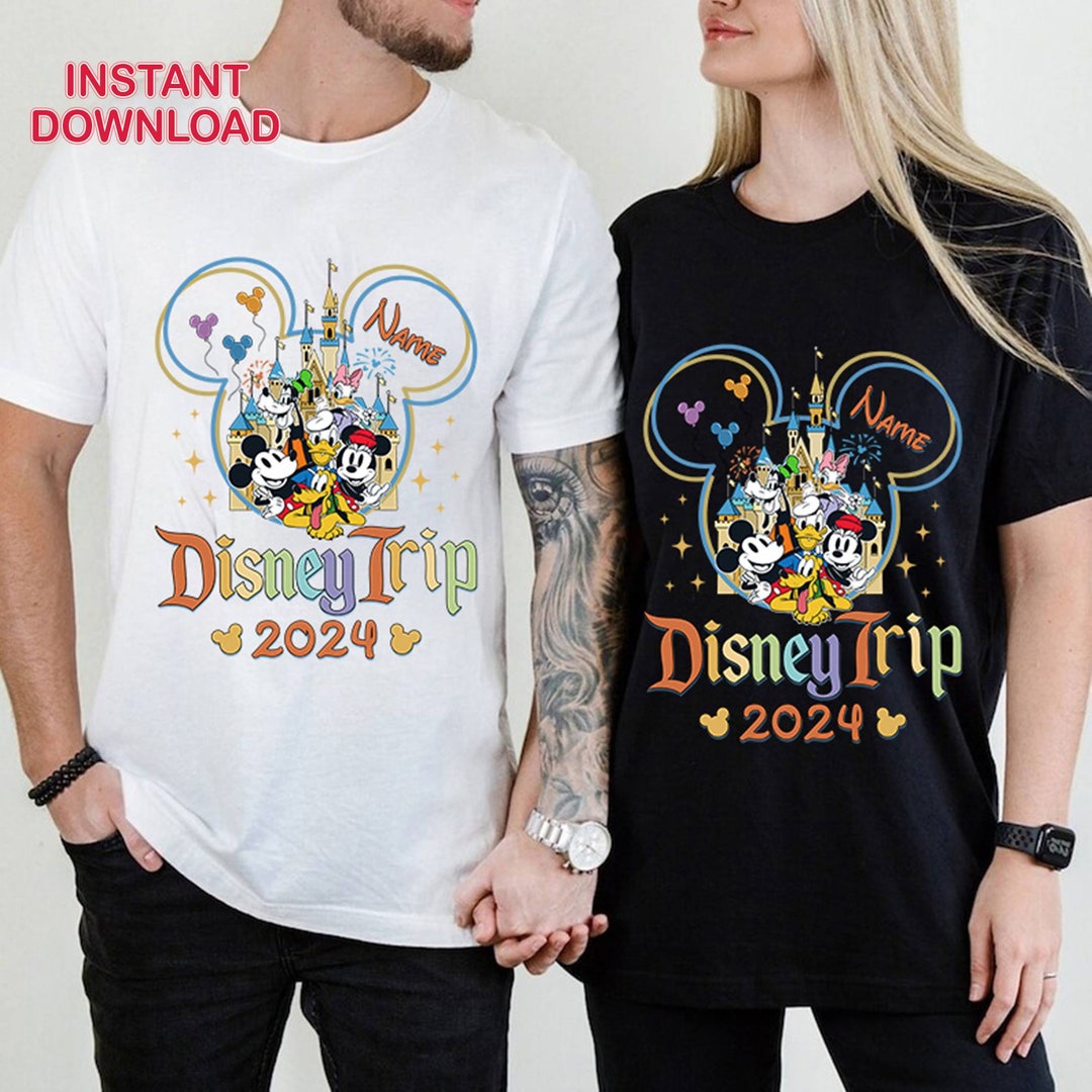 2024 Disneyland Familienurlaub Custom Png, Disneyland Trip Design