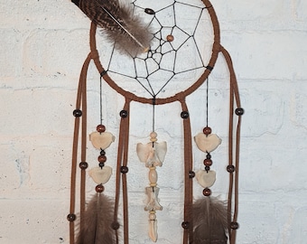 Bone Dreamer with Turkey Feathers