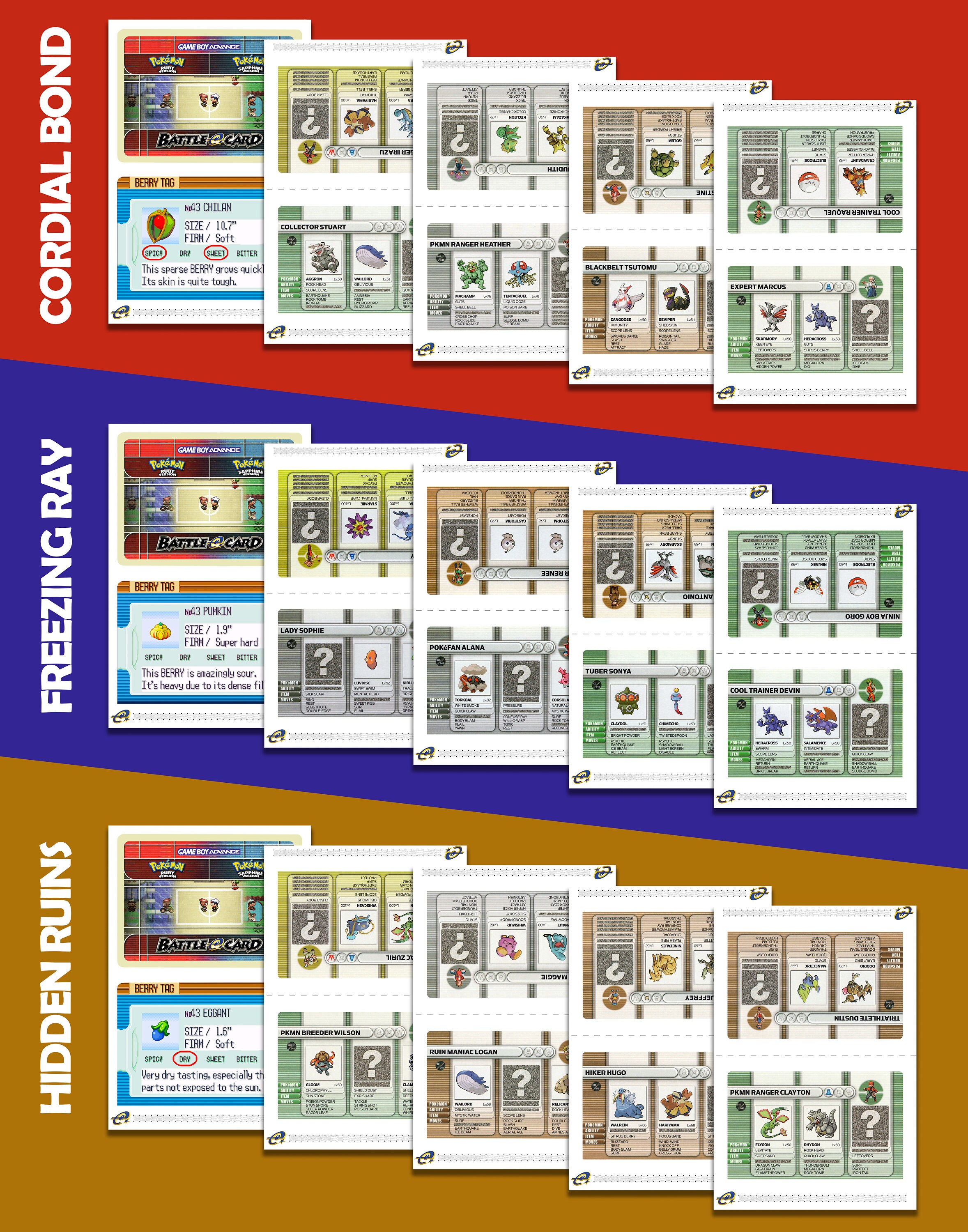 Pokemon Battle-e: Series 1 E-reader Trainer Custom Cards - Etsy