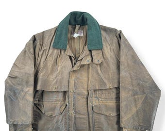 Vintage Filson tinnen verpakkersjas, maat 40