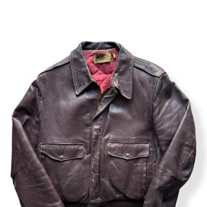 Vintage 1950's Men's Hercules by Sears Horsehide Zip Front Jacket