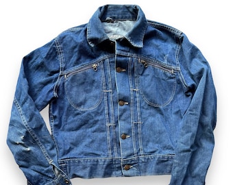 Vintage Roebucks Selvedge Denim Jacket SZ S | Vintage Jean Jacket Seattle | Seattle Vintage Denim