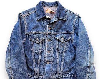 Vintage Levi&#39;s Big E Blanket Lined 70505 Denim Jacket SZ 40 | Vintage Denim Workwear Seattle | Seattle Vintage Denim