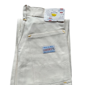 NOS ヴィンテージ カーターズ エクリュ ペインターパンツ W26 L32 | ヴィンテージ ワークウェア シアトル | Barn Owl Vintage Clothing