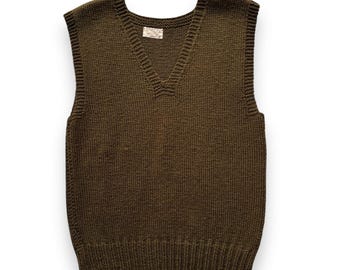 Vintage WWII Era Red Cross Knit Sweater Vest SZ M - Etsy