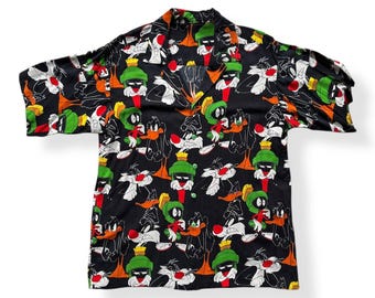 ヴィンテージ マービン・ザ・マーシャン Tシャツ：厚手コットン