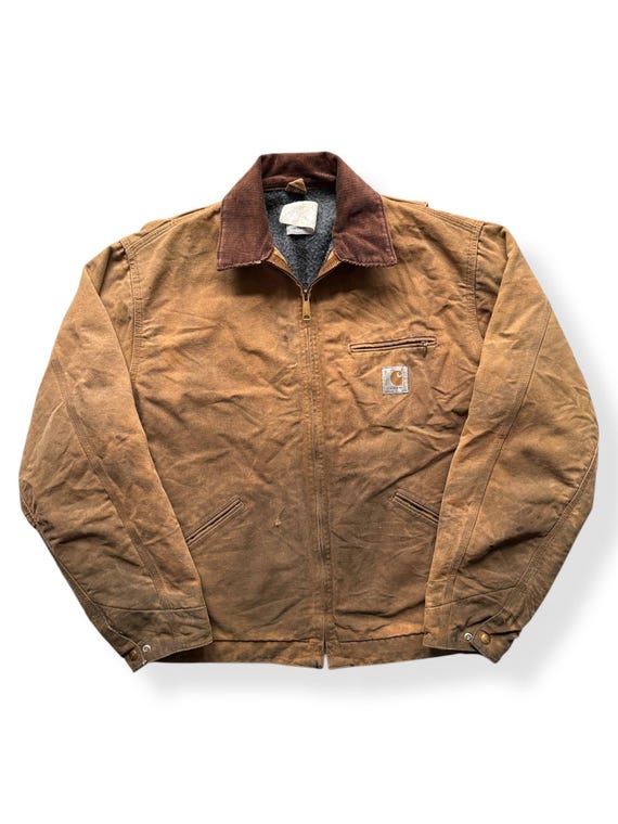 Vintage Worn Carhartt Detroit Jacket SZ L - Etsy Vintage Worn Carhartt Detroit Jacket SZ L - Etsy