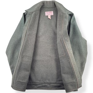 Vintage Filson Forest Green Mackinaw Wool Cruiser Jacket SZ 44 image 2
