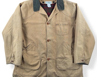 Cappotto vintage LL Bean Barn con fodera in lana, taglia XL