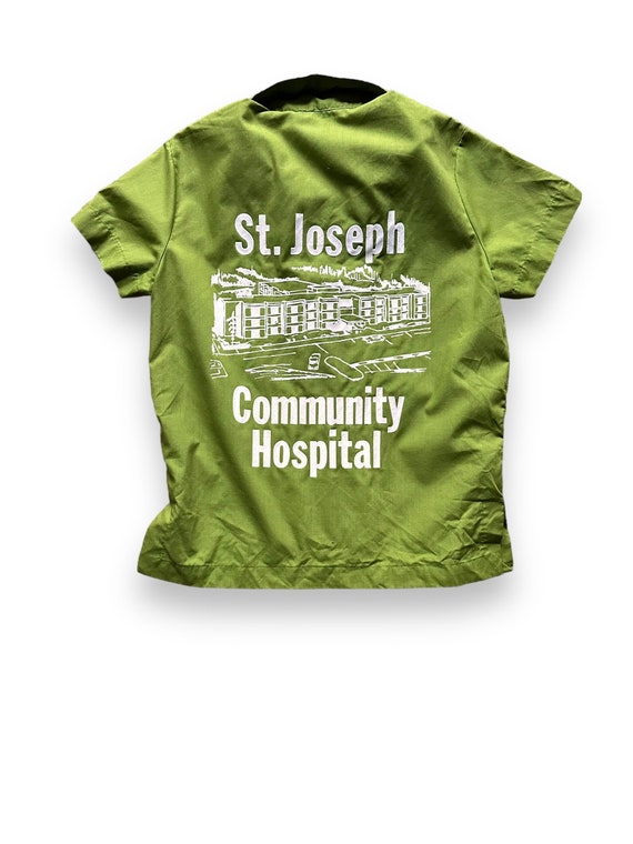 Vintage St. Josephs Community Hospital Flocked La… - image 1