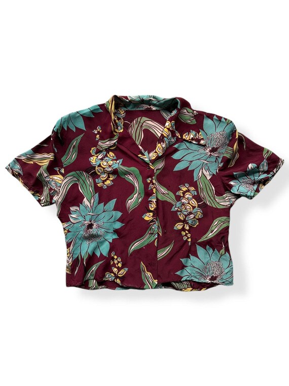 Vintage Ladies Fixer Floral Aloha SZ M - Etsy