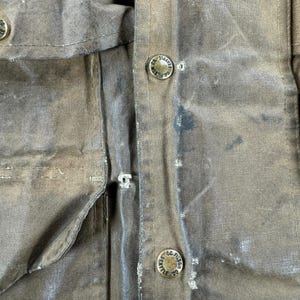 Vintage Filson Tin Cloth Packer Coat SZ 40 image 5