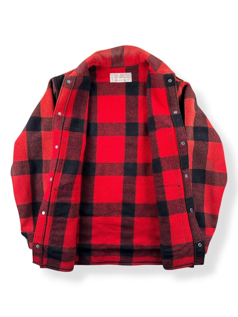 Jaqueta vintage Filson Mackinaw com botões de pressão, tamanho 42. imagem 2