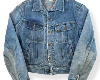 ※Vintage Lee 101 ジージャン　38 ビンテージ50's○Lee 101-Jデニムジャケットsize 38 REGULAR