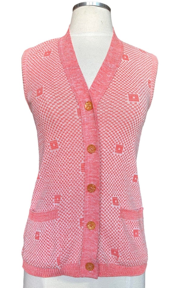 Vintage 1960s Paris Star Knit Vest | Ladies Vintag