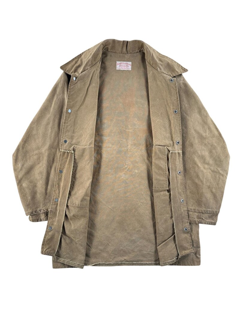 Vintage Filson Tin Cloth Jacket SZ M image 2