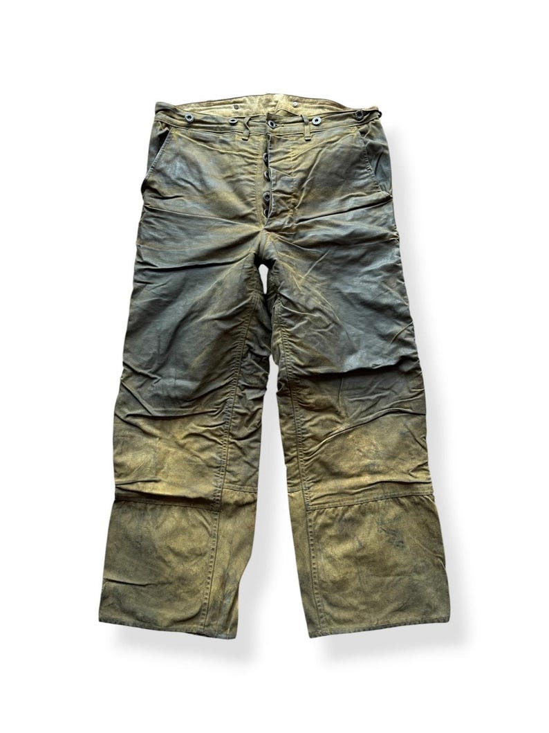 Vintage 40's Era Filson Double Tin Trousers W34 - AS IS image 1