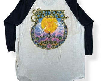 希少 1979年当時物 SHA NA NA ビンテージ ラグランTシャツ 70s ヴィンテージ 1979 サンタナ ラグラン Tシャツ SZ M - Etsy 日本