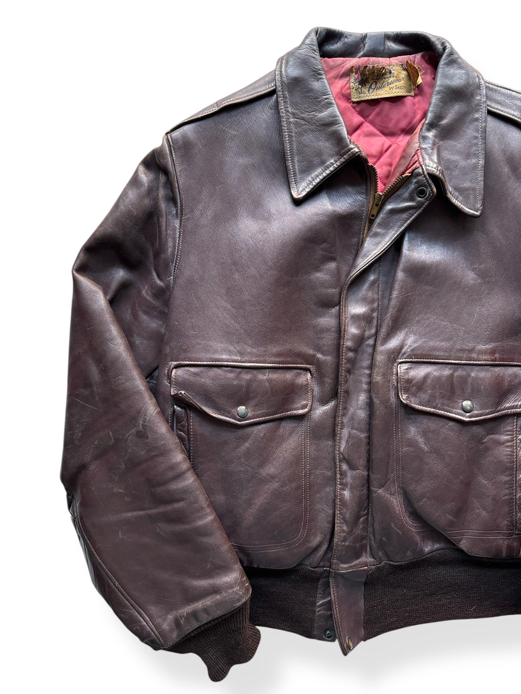 【60s】HERCULES SUEDE JACKET vintage sears Vintage Hercules Suede Leather Outerwear Sears Jacket Mens Size 40