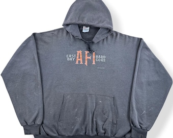 Vintage AFI Thrashed Hoodie SZ XXL