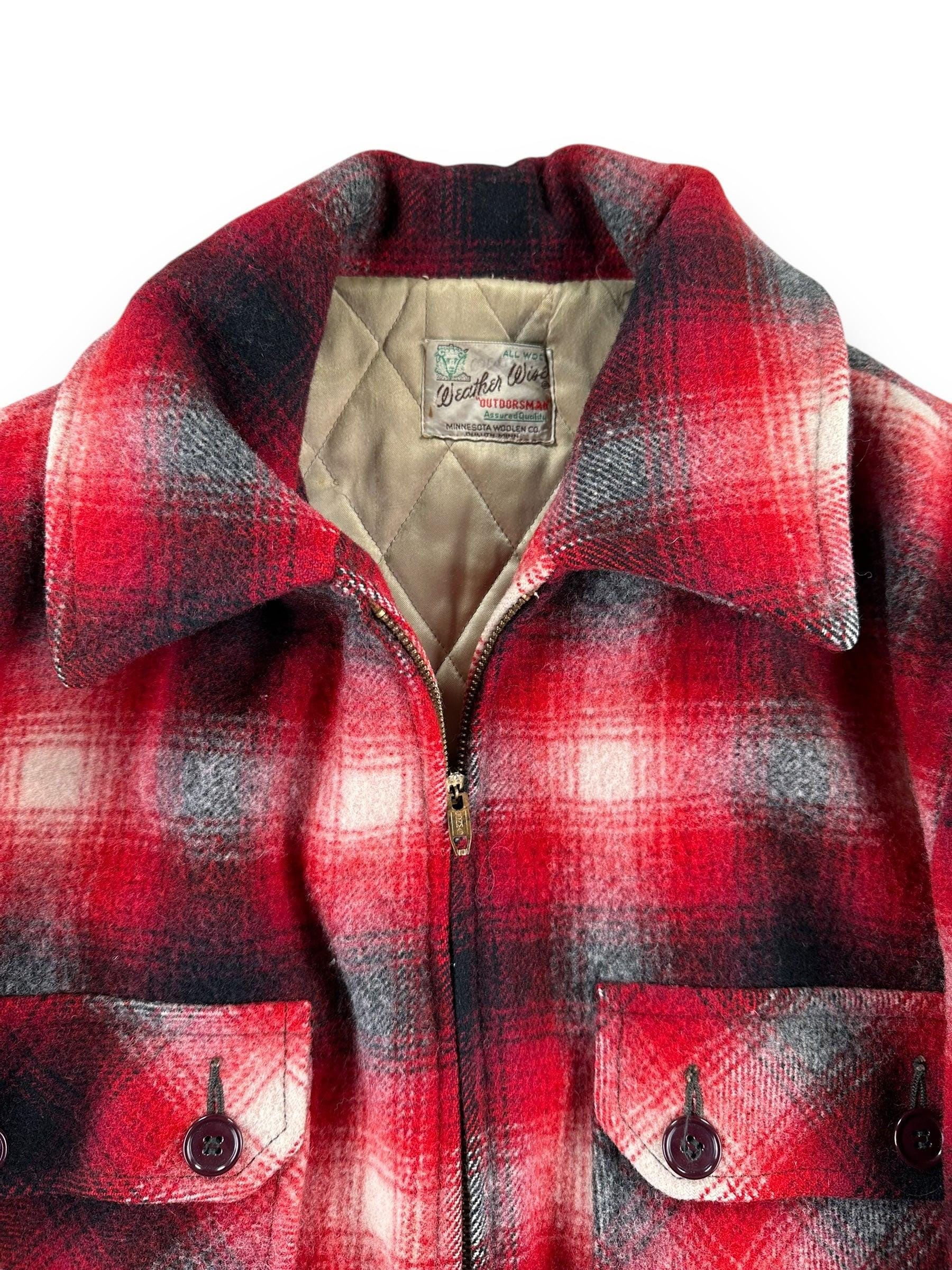 Vintage Weather Wise Outdoorsman Wool Jacket SZ L - Etsy
