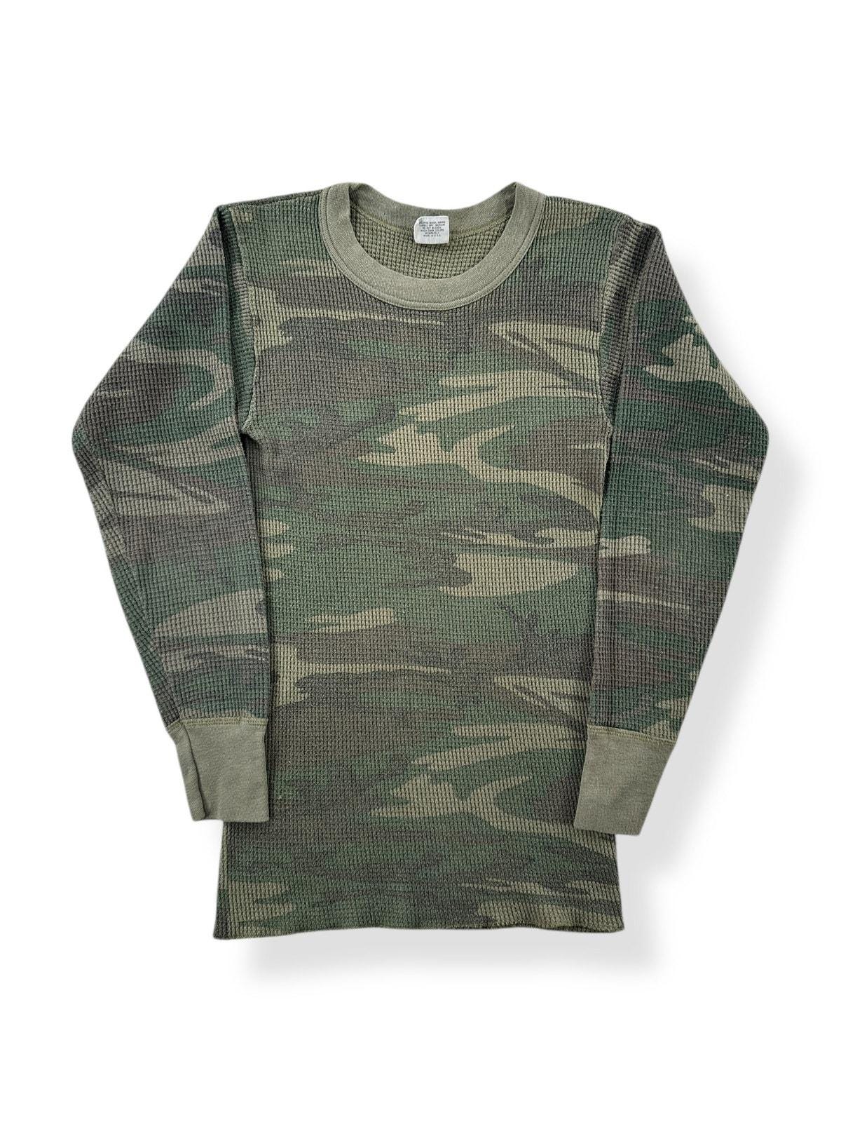 Vintage Sears Camo Thermal Top SZ XXS - Etsy