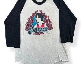 70's Santana North American Tour Teeラグラン 70's Santana North American Tour Teeラグラン - メルカリ