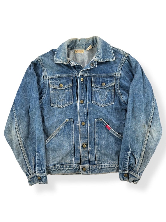 Vintage Buckaroo by Big Smith Denim Jacket SZ 38 - Etsy