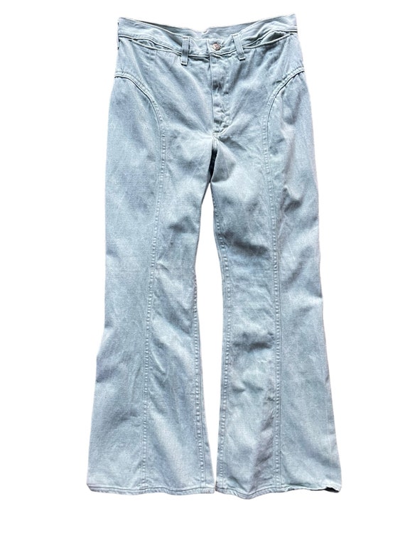 Vintage 1970s Lee Mint Green Moleskin Pants W33 Bar… Gem