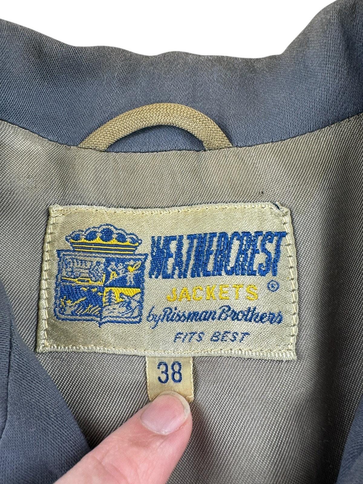 Vintage Weathercrest Gabardine Jacket SZ 38 - Etsy
