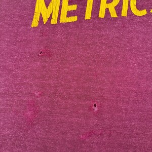 Vintage ISO Metrics Rayon/Cotton Blend Jersey SZ M image 5