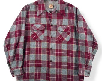Vintage Penneys Towncraft Wool Flannel SZ M
