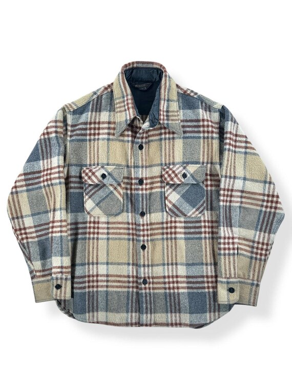 Vintage Penney's CPO Flannel Jac-shirt SZ L - Etsy
