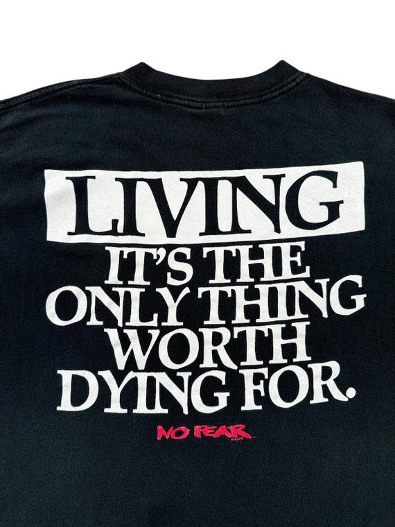 Vintage No Fear Tee SZ L View 6