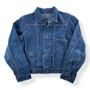Vintage Penney's Foremost Selvedge One Pocket Denim Jacket SZ L - Etsy