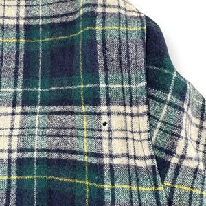 Vintage Grün Und Navy Pendleton Flanell GR.L Bild 6
