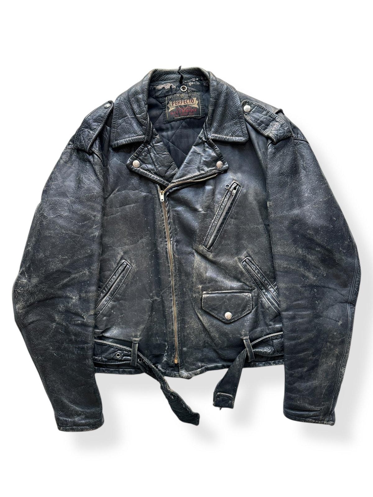 Vintage 50s Era Schott Perfecto Leather Jacket SZ 42