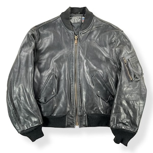 Vintage Schott Leather MA-1 Jacket SZ 46